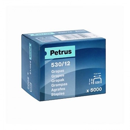 Comprar Grapas 530/12 Caja 5000 Ud. Caja Petrus 155013 al Mejor Precio