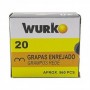 Comprar Grapas Enrejado Galvanizada 20 Mm Caja 960 Wurko 151102 al Mejor Precio