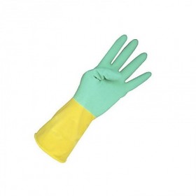 Comprar Guante Goma Bicolor Talla Grande Par 153057 al Mejor Precio