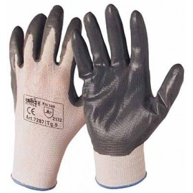 Comprar Guante Nylon Con Nitrilo T8 Gris Par Mpl 153010 al Mejor Precio
