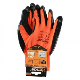 Comprar Guantes Nitrilo Poliester Talla 10 Par Hoteche 191172 al Mejor Precio