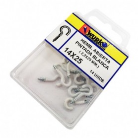 Comprar Hembrillas Abiertas 14X25 Mm Blanco Blister Wurko 312000 al Mejor Precio