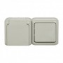 Comprar Interruptor Doble 10Ax+Pc 2P+T Sch Gr Ip44 Legrand 224017 al Mejor Precio