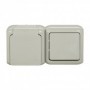 Comprar Interruptor Doble 10Ax+Pc 2P+T Sch Gr Ip44 Legrand 224017 al Mejor Precio