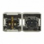 Comprar Interruptor Doble 10Ax+Pc 2P+T Sch Gr Ip44 Legrand 224017 al Mejor Precio