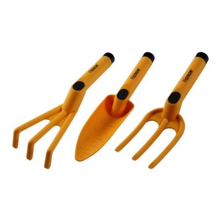 Comprar Juego 3 Herramientas Jardineria Plastico  Hoteche 23531 al Mejor Precio
