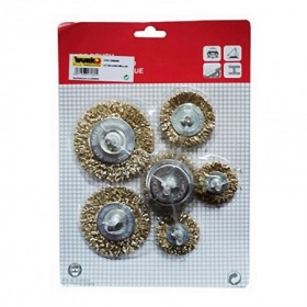 Comprar Kit 6 Escobillas Acero Surtido Blister Wurko 38089 al Mejor Precio