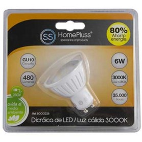 Comprar Lampara 22L. Gu-10 6W Dicroica L/Calida Homepluss 230717 al Mejor Precio