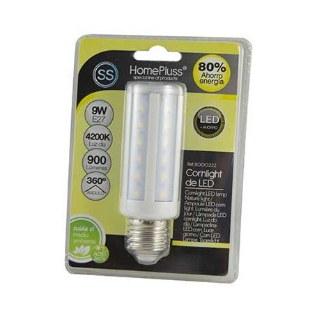 Comprar Lampara 40Led Cornligh 9W-E27 Luz Dia Blister Homepluss 230718 al Mejor Precio