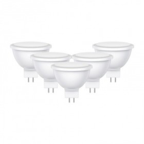 Comprar Lamparas Led Mr16 6W Luz Fria Dicroica Pack 5 Kormax 230970 al Mejor Precio