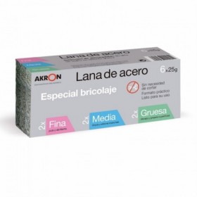 Comprar Lana Acero 2Xfina 2Xmedia ,2Xgruesa C-6X25Gr. Akron 21035 al Mejor Precio