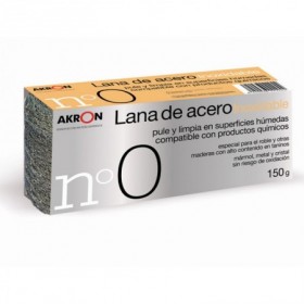 Comprar Lana Acero N. 0 Inox. 150Gr. Bobina Akron 21033 al Mejor Precio