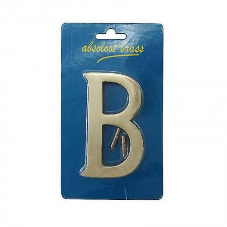 Comprar Letra B Laton Pulido 100Mm Wurko 161312 al Mejor Precio