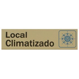 Comprar Letrero Local Climatizado 165X43 Mm Wurko 39064 al Mejor Precio