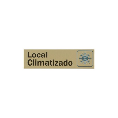 Comprar Letrero Local Climatizado 165X43 Mm Wurko 39064 al Mejor Precio