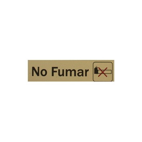 Comprar Letrero No Fumar Aluminio 165X43 Mm Wurko 39066 al Mejor Precio
