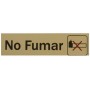 Comprar Letrero No Fumar Aluminio 165X43 Mm Wurko 39066 al Mejor Precio