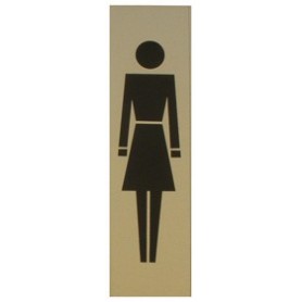 Comprar Letrero Silueta Mujer 165X43 Cm Wurko 39071 al Mejor Precio