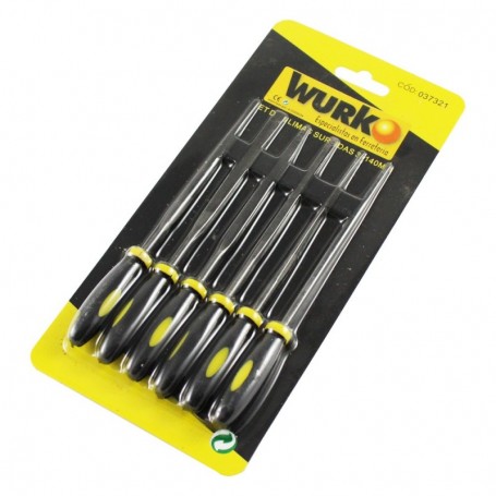 Comprar Limas Surtidas 3X140 Mm Do1280 Blister 6 Wurko 37321 al Mejor Precio