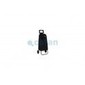 ▷ Carro Compra 2 Ruedas Mod.Luglio Negro | Ferreidea