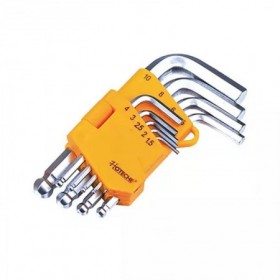 Comprar Llaves Allen Bola Cortas Cromo Vanadio Blister 9 Hoteche 191019 al Mejor Precio