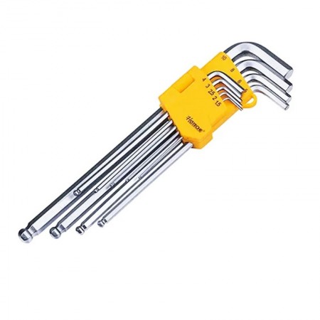 Comprar Llaves Allen Bola Largas Cromo Vanadio Blister 9 Hoteche 191018 al Mejor Precio