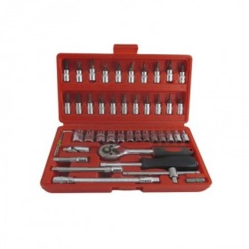 Comprar Llaves Vaso 1/4 + Puntas Destornillador Juego 46 Stanford 190080 al Mejor Precio