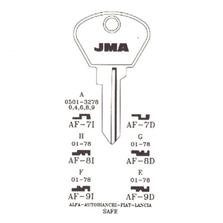 Comprar Llavin Af-7I Acero B C-50 Jma 196099 al Mejor Precio