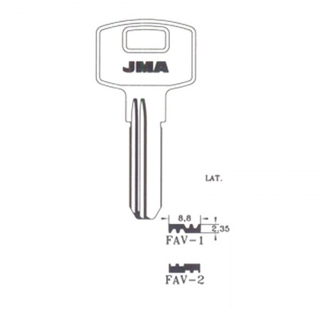Comprar Llavin Fav-1D Laton Seguridad B/10 Jma 196717 al Mejor Precio