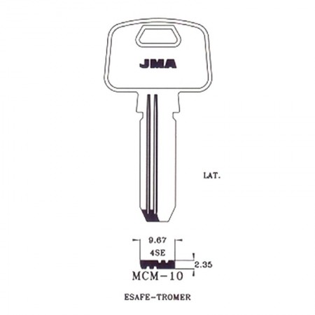 Comprar Llavin Mcm-10 Laton Seguridad B/10 Jma 196707 al Mejor Precio