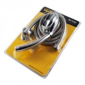Comprar Mango Ducha Inox 5 Posiciones+Flexo 1.5 Blister Wurko 111444 al Mejor Precio