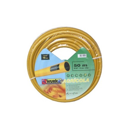 Comprar Manguera Amarilla 25 Mm C/Malla 6 Bar Rollo 50 M Wurko 202014 al Mejor Precio