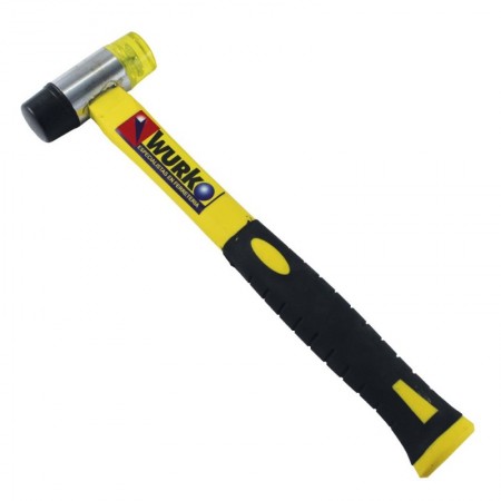 Comprar Martillo Tubular 30 Mm Goma + Pvc Mango  Fibra Wurko 167018 al Mejor Precio