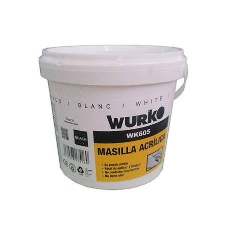 Comprar Masilla Plastica Blanca 1 Kilo Wurko 36603 al Mejor Precio