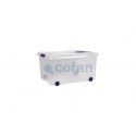 ▷ CAJA ORDENACIÓN NATURAL CON RUEDAS 70L | Ferreidea