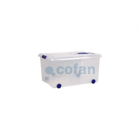▷ CAJA ORDENACIÓN NATURAL CON RUEDAS 70L | Ferreidea
