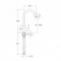 Comprar Monomando Fregadero Flexible Omnia 23631-N Kalla 156301 al Mejor Precio