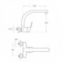 Comprar Monomando Fregadero Pared 15Cm 23606 Kalla 156282 al Mejor Precio