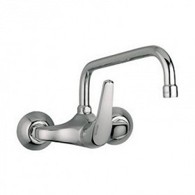 Comprar Monomando Fregadero Pared 5517 Cromo Aquanova 156606 al Mejor Precio