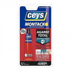 Comprar Montack Agarre Total Removible Tubo 20Gr. Tubo 20Gr Ceys 251100 al Mejor Precio