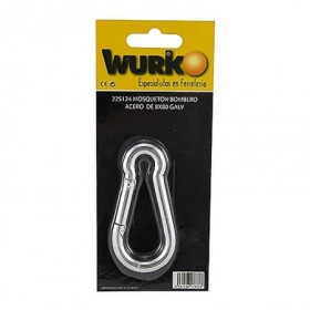 Comprar Mosqueton Bombero 12X140 Mm Acero Blister Wurko 225128 al Mejor Precio
