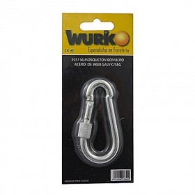 Comprar Mosqueton Bombero 7X70 Mm Con Seguro Blister Wurko 225135 al Mejor Precio