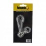 Comprar Mosqueton Niquel 80 Mm Con Anilla  Blister Wurko 225107 al Mejor Precio