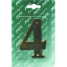 Comprar Numero 0 Laton 9Cm. R.502 A Y R 10090 al Mejor Precio