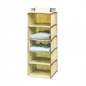 Comprar Organizador Ropa 5 Estantes 30X30X100 Happy 220330 al Mejor Precio