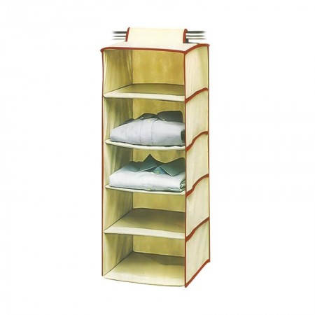 Comprar Organizador Ropa 5 Estantes 30X30X100 Happy 220330 al Mejor Precio