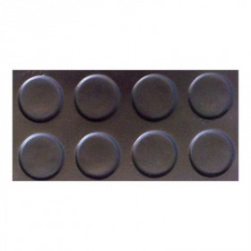 Comprar Pavimento Goma Circulo Negro 1,20 X3Mm Rollo 10 M Wurko 246011 al Mejor Precio