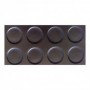 Comprar Pavimento Goma Circulo Negro 1,20Mx3Mm Rollo 15 M Wurko 246010 al Mejor Precio
