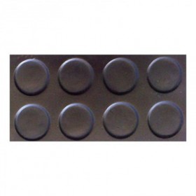 Comprar Pavimento Goma Circulo Negro 1,50 M X3Mm Rollo 10 M Wurko 246009 al Mejor Precio