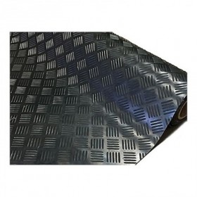Comprar Pavimento Goma Cuadro Raya Negro 1,20 Mx3 Mm Rollo 10 M Wurko 246014 al Mejor Precio